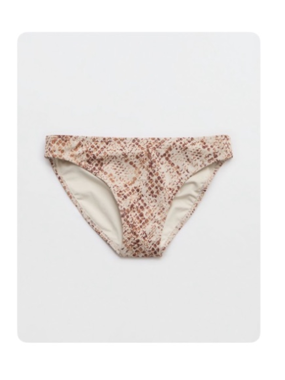 NWT Aerie ($36.95Cad) Sparkle Classic Bikini Bottom Set in Cake Batter